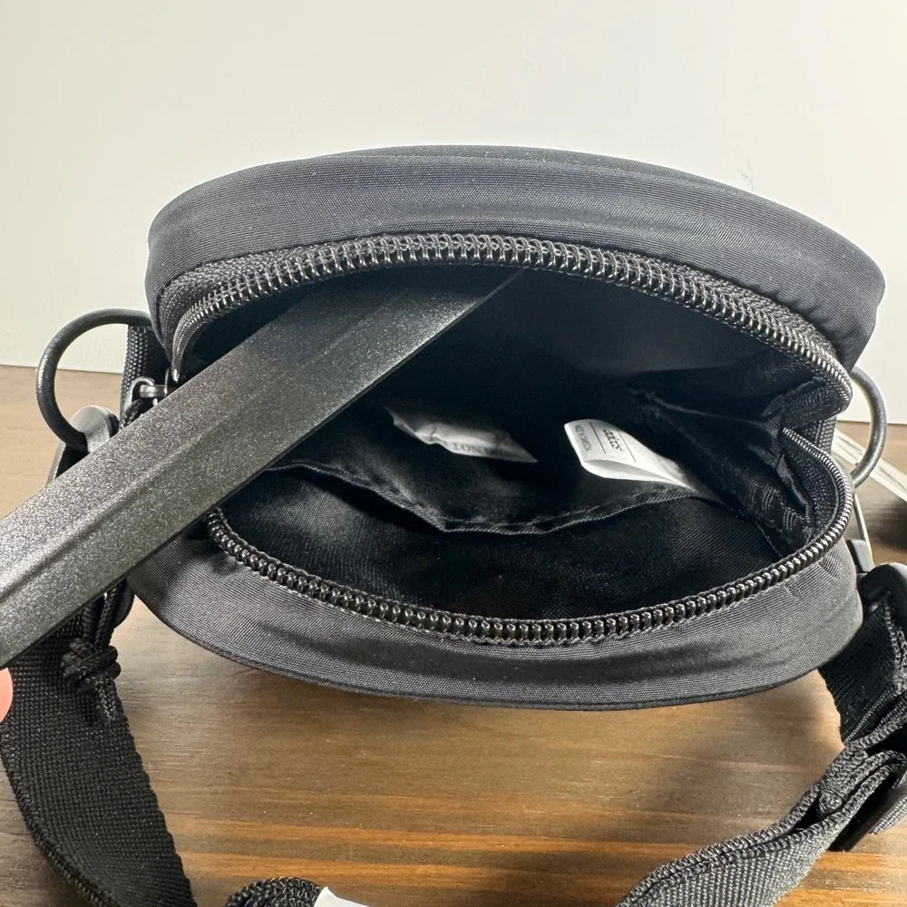 Adidas Core Festival Crossbody Bag Logo Adjustable Strap Black White OS NEW